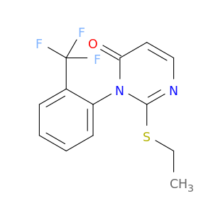 4(3H)-Pyrimidinone, 2-(ethylthio)-3-[2-(trifluoromethyl)phenyl]-