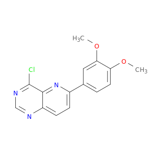 Pyrido[3,2-d]pyrimidine, 4-chloro-6-(3,4-dimethoxyphenyl)-