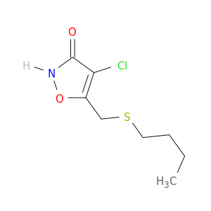3(2H)-Isoxazolone, 5-[(butylthio)methyl]-4-chloro-