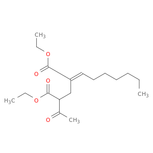 Pentanedioic acid, 2-acetyl-4-heptylidene-, diethyl ester, (E)-