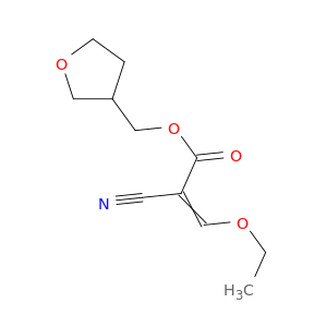 2-Propenoic acid, 2-cyano-3-ethoxy-, (tetrahydro-3-furanyl)methyl ester