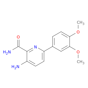 2-Pyridinecarboxamide, 3-amino-6-(3,4-dimethoxyphenyl)-