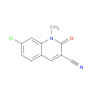 3-Quinolinecarbonitrile, 7-chloro-1,2-dihydro-1-methyl-2-oxo-