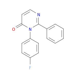 4(3H)-Pyrimidinone, 3-(4-fluorophenyl)-2-phenyl-