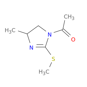 1H-Imidazole, 1-acetyl-4,5-dihydro-4-methyl-2-(methylthio)-