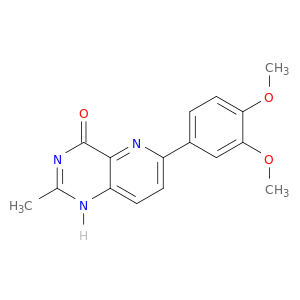 Pyrido[3,2-d]pyrimidin-4(1H)-one, 6-(3,4-dimethoxyphenyl)-2-methyl-