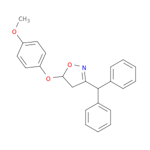 Isoxazole, 3-(diphenylmethyl)-4,5-dihydro-5-(4-methoxyphenoxy)-