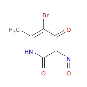 2,4(1H,3H)-Pyridinedione, 5-bromo-6-methyl-3-nitroso-