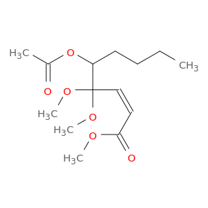 2-Nonenoic acid, 5-(acetyloxy)-4,4-dimethoxy-, methyl ester, (Z)-