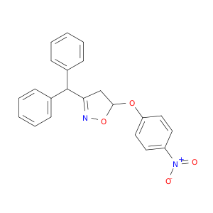 Isoxazole, 3-(diphenylmethyl)-4,5-dihydro-5-(4-nitrophenoxy)-