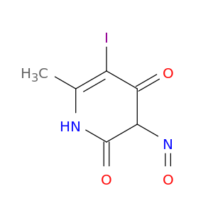 2,4(1H,3H)-Pyridinedione, 5-iodo-6-methyl-3-nitroso-