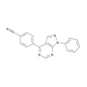 Benzonitrile, 4-(1-phenyl-1H-pyrazolo[3,4-d]pyrimidin-4-yl)-