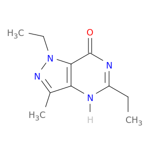 7H-Pyrazolo[4,3-d]pyrimidin-7-one, 1,5-diethyl-1,4-dihydro-3-methyl-