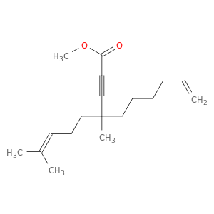 9-Decen-2-ynoic acid, 4-methyl-4-(4-methyl-3-pentenyl)-, methyl ester
