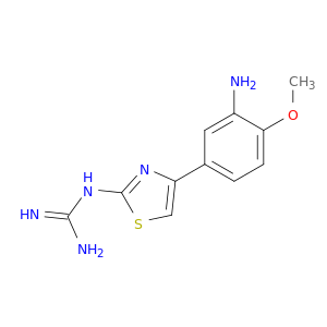 Guanidine, [4-(3-amino-4-methoxyphenyl)-2-thiazolyl]-