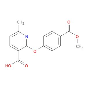 3-Pyridinecarboxylic acid, 2-[4-(methoxycarbonyl)phenoxy]-6-methyl-