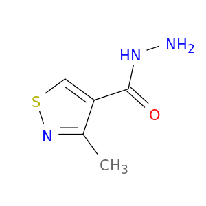 4-Isothiazolecarboxylicacid, 3-methyl-, hydrazide