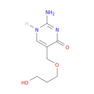 4(1H)-Pyrimidinone, 2-amino-5-[(3-hydroxypropoxy)methyl]-