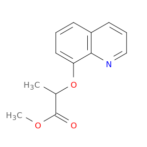 Propanoic acid, 2-(8-quinolinyloxy)-, methyl ester