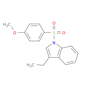 3-Ethyl-1-((4-methoxyphenyl)sulfonyl)-1H-indole