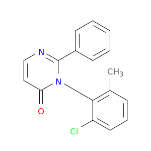 4(3H)-Pyrimidinone, 3-(2-chloro-6-methylphenyl)-2-phenyl-