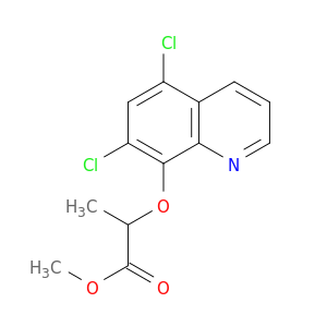 Propanoic acid, 2-[(5,7-dichloro-8-quinolinyl)oxy]-, methyl ester