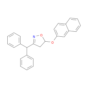 Isoxazole, 3-(diphenylmethyl)-4,5-dihydro-5-(2-naphthalenyloxy)-