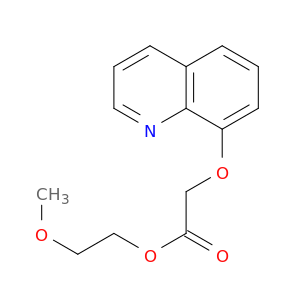Acetic acid, (8-quinolinyloxy)-, 2-methoxyethyl ester