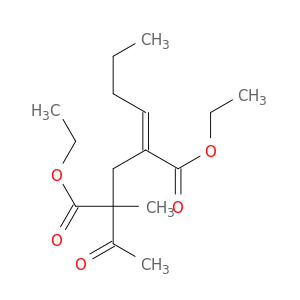 Pentanedioic acid, 2-acetyl-4-butylidene-2-methyl-, diethyl ester, (E)-