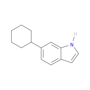 1H-Indole, 6-cyclohexyl-