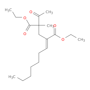 Pentanedioic acid, 2-acetyl-4-heptylidene-2-methyl-, diethyl ester, (E)-