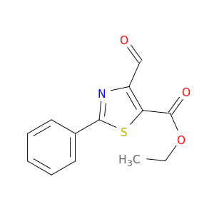 5-Thiazolecarboxylic acid, 4-formyl-2-phenyl-, ethyl ester