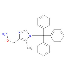 1H-Imidazole, 4-[(aminooxy)methyl]-5-methyl-1-(triphenylmethyl)-