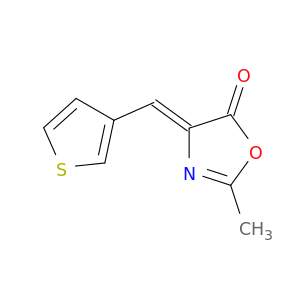 5(4H)-Oxazolone, 2-methyl-4-(3-thienylmethylene)-, (Z)-