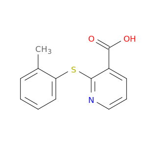 3-Pyridinecarboxylic acid, 2-[(2-methylphenyl)thio]-