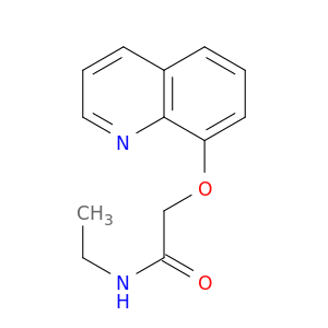 Acetamide, N-ethyl-2-(8-quinolinyloxy)-