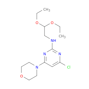 2-Pyrimidinamine, 4-chloro-N-(2,2-diethoxyethyl)-6-(4-morpholinyl)-