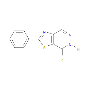 Thiazolo[4,5-d]pyridazine-7(6H)-thione, 2-phenyl-