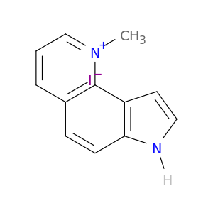 7H-Pyrrolo[2,3-h]quinolinium, 1-methyl-, iodide
