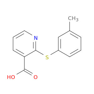 3-Pyridinecarboxylic acid, 2-[(3-methylphenyl)thio]-