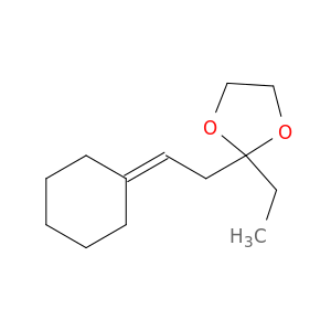 1,3-Dioxolane, 2-(2-cyclohexylideneethyl)-2-ethyl-
