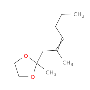 1,3-Dioxolane, 2-methyl-2-(2-methyl-2-hexenyl)-