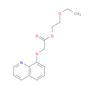 Acetic acid, (8-quinolinyloxy)-, 2-ethoxyethyl ester