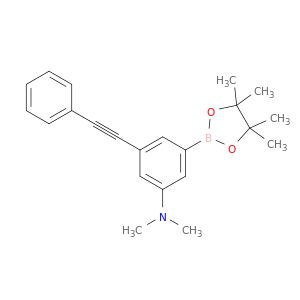 N,N-DIMETHYL-3-(PHENYLETHYNYL)-5-(4,4,5,5-TETRAMETHYL-1,3,2-DIOXABOROLAN-2-YL)ANILINE
