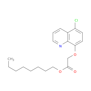 Acetic acid, [(5-chloro-8-quinolinyl)oxy]-, octyl ester