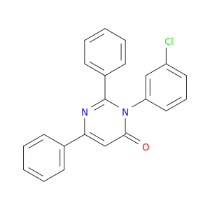 4(3H)-Pyrimidinone, 3-(3-chlorophenyl)-2,6-diphenyl-