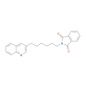 1H-Isoindole-1,3(2H)-dione, 2-[6-(3-quinolinyl)hexyl]-