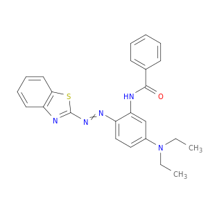 Benzamide, N-[2-(2-benzothiazolylazo)-5-(diethylamino)phenyl]-