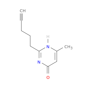 6-Methyl-2-(pent-4-yn-1-yl)pyrimidin-4(1H)-one