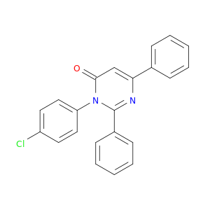 4(3H)-Pyrimidinone, 3-(4-chlorophenyl)-2,6-diphenyl-